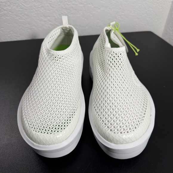 OOFOS OOmega Chukka Women's White Recovery Shoes Sz 7.5 5173 Comfort Slip-On New - Picture 3 of 10